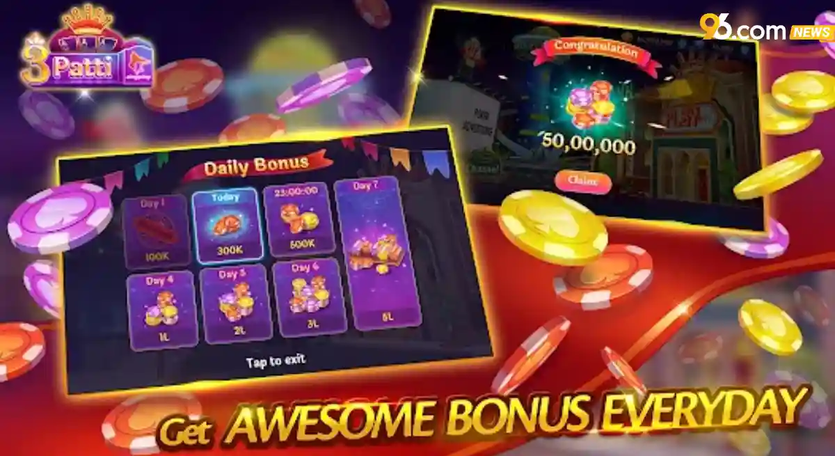 teen patti 100 bonus