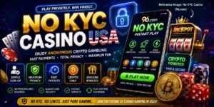 Kasyna w USA bez KYC – anonimowy hazard kryptowalutowy w 2026 roku